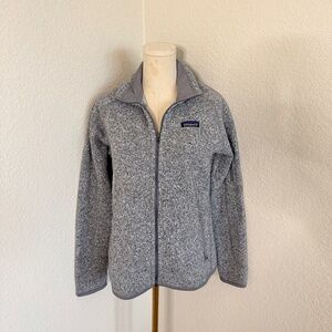 Patagonia Gray Full Zip Better Sweater Fleece Jacket Size M